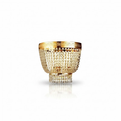Modern Plafonnière Messing Luuchten Luucht Gold Kristall