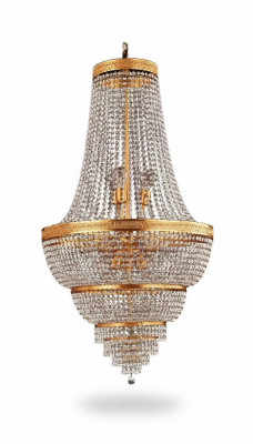 Lampe Hängeleuchte Lüster Kristalllampe Plafonnière Lampen 60x135