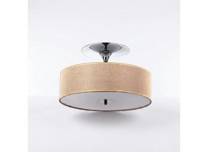 Plafongsluucht Plafongslampe modern Hänkluucht Wunnzëmmer Luxus 50x30 Chrom