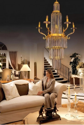 Krounluuchte Modern Hängluuchte Plafongsliicht Luxus Luster Vestibul