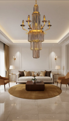 Krounluuchte Modern Hängluuchte Plafongsliicht Luxus Luster Vestibul