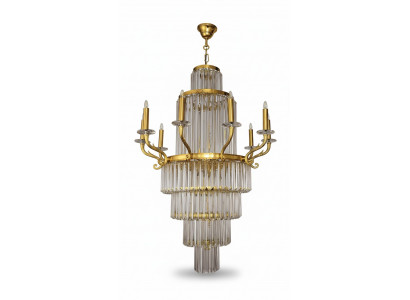Krichstal Kronluucht modern Häneluuchte Wunnzëmmer Luxus Lüster Crystal