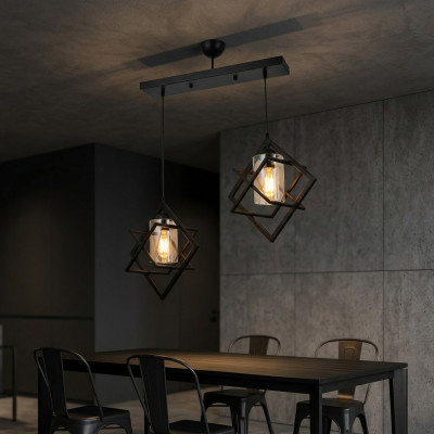 Plafonnière Plafondslampe Luuchten Luuchten Wunnzëmmer glänzendem Glas Stil
