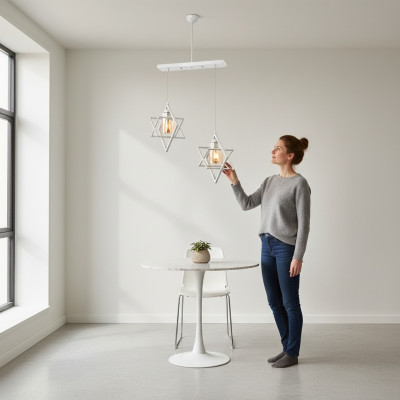 Plafongsliicht, Plafongslampe, Luucht, Lampe, Hänkeliicht, Wunnzëmmer, Luxus