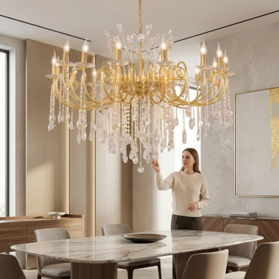 Krounäer Modern Hängeleucht Deckenleucht Luxus Luster Leucht Luucht Lampe