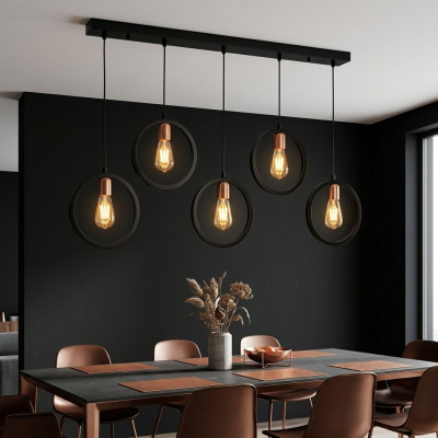 Plafongsherzog Luxus Luucht Glas Bannen vum Haus 70x90 Stil Wunnzëmmer
