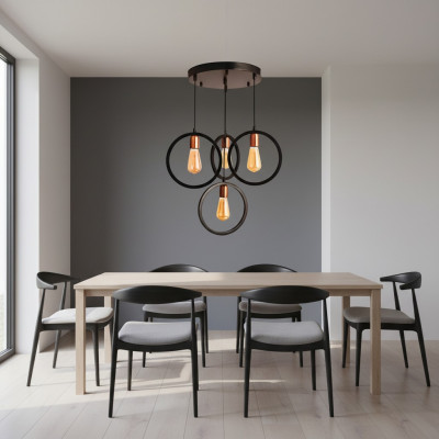 Plafonnière an d'Wunnzëmmer Luucht Iesszëmmer Modern Hängeleuchte Luxus