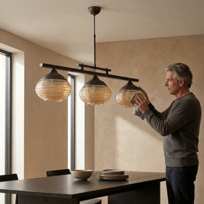 Plafonnière fir Kichen oder Wunnzëmmer Luxus Luucht modern Design