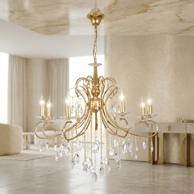 Krounluucht Modern Plafongsluucht am Wunnzëmmer Luxus Hänkluucht Luucht