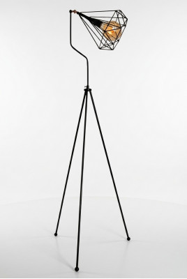 Steilamp Steeluucht Standluucht Wunnzëmmer modern 155 cm Steilamp