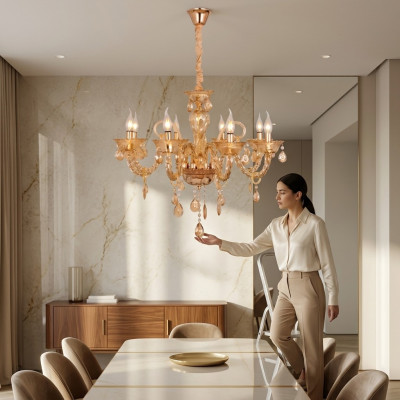 Krounluucht Luuchten Lampe Luucht Miwwelen Luuchten Plafongsliichter Plafongsliicht