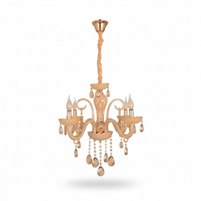 Plafongslamp Eng modern Glas Hängeleucht Wunnzëmmer Luxus nei