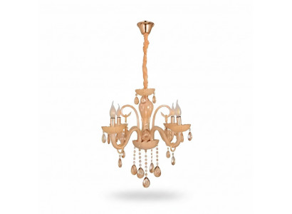 Plafongslamp Eng modern Glas Hängeleucht Wunnzëmmer Luxus nei