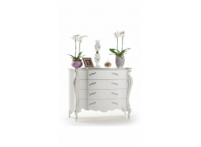 Kommoden wäiss Schlofzëmmer Design klassesch Luxus Holz Kommode Sideboard