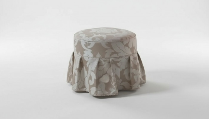 Grau Luxus Foussocker Ronn Polstermöbel Textil Sëtzocker Ottoman.