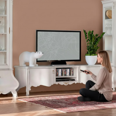 TV Stativ Wunnzëmmer Schaf Miwwelen RTV Säitendësch Holz Wunnschief Holz