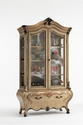 Vitrine Anrichte Schief Design Italienesch Miwwelen Schaf Luxus Regal