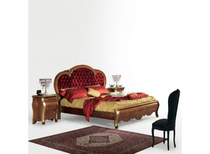 Chesterfield Luxusbett fir Schlofkummer Gepolstert Design Luxusbetter