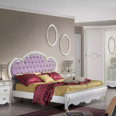 Bettpolsterung Design Luxus duebel Chesterfield Hotelbrietere Massivholzmöbel Bett