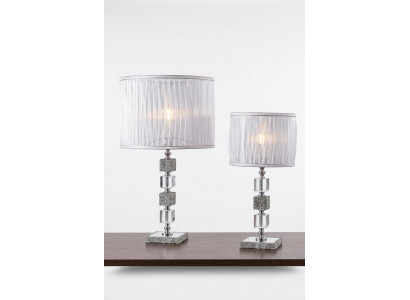 Luxuriéis Wäiss Dëschlampe Kristall Krounluucht Klassesch Stil Nei