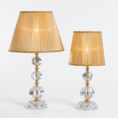 Modern Kristall Stehlampe Luxus Dëschlampe Schreifdësch Design Luucht
