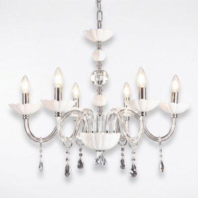 Kristalllüster Plafonnière Zeus Wäiss Plafonnlampe Lampe