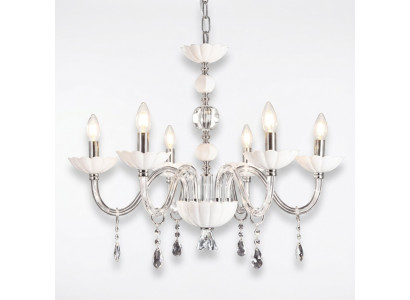 Kristalllüster Plafonnière Zeus Wäiss Plafonnlampe Lampe