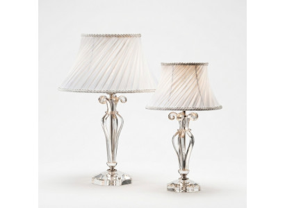 Designer Klassesch Dëschlampe Steellampe Lüster Kristall Luxus