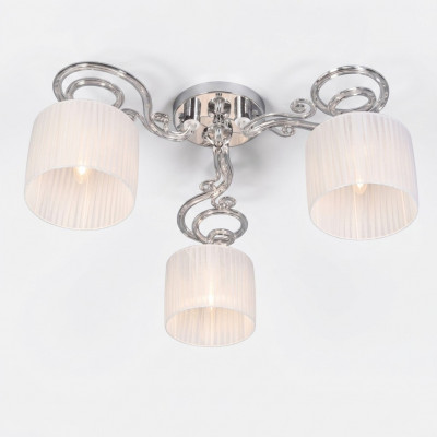 Kristall Hängeleuchte wäiss Luuchter Hänklampe Plafonglampe