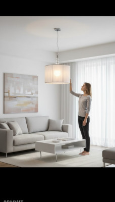 Luxus wäiss Plafongkrounluucht Plafongsliichter Krounluuchten Luucht Luucht
