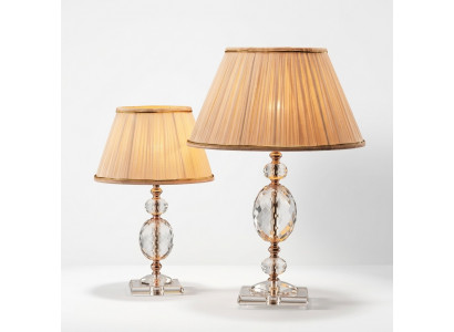 Dëschlampe Dëschellampen Kristallkrounluucht Antiken Stil Luucht Luuchten