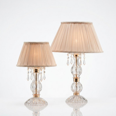 Antik Stil Dëschlampe Luuchten Lüster Kristall Dëschluuchten Luucht