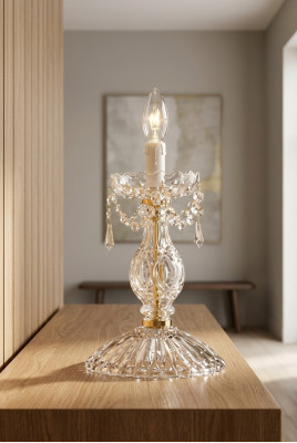 Klassesch Stehlamp Dëschtlamp Käerzenhaler Kronläuchter Antik Stil