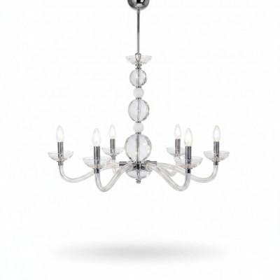 Kristall-Lüster Luster Plafong Hänklampen Kronleuchter 6x Luuchten nei