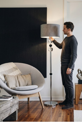 Steellamp gro Steellampen zum Liesen Steeluuchten Lampe Stil modern