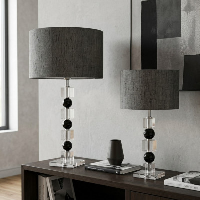 Klassesch Nuetsdëschslampe gro Dëschlampe luxuriéis Dëschlampe Luucht
