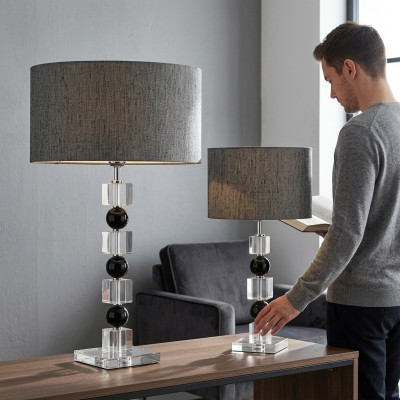Art-Déco-Stil Dëschtlampe Luuchten Käerzenläuchter Kristall Dëschtluuchten