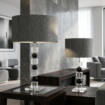 Art-Déco-Stil Dëschtlampe Luuchten Käerzenläuchter Kristall Dëschtluuchten