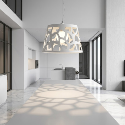 Designer Luxus Krounluucht Plafongsliichter Modern Wäiss Luxus Luucht Stil