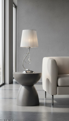 Klassesch Dëschbeliichtung Dësch Stehlampe Luuchten Designer Kristall
