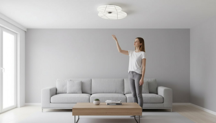 Wäiss Plafongsliichter Luxus Lüster Kronluucht Modern Edel Lampe Nei