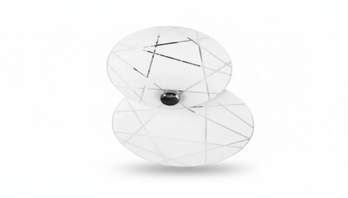 Wäiss Plafongsliichter Luxus Lüster Kronluucht Modern Edel Lampe Nei