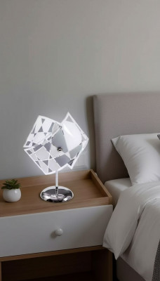 Stilvoll Dëschlamp Modern Kristall Lüster Gri Dëschlamp Nei