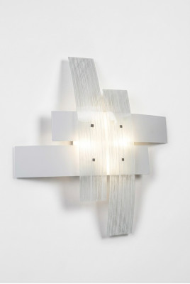 Wandleuchte Designerlampe wäisst Liicht Wandkronleuchter Wanddesignlampe Luucht