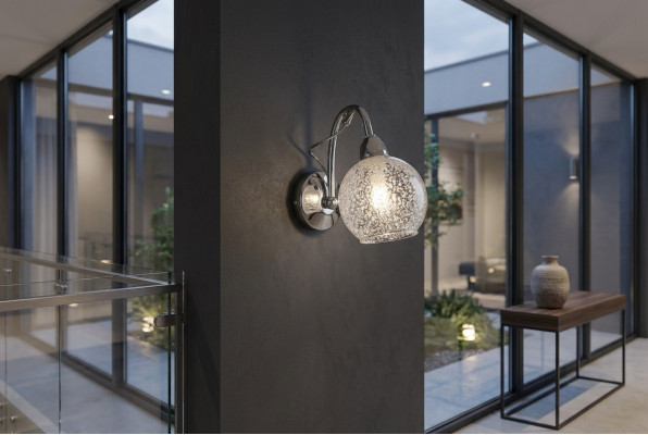 Sëlwer Wandkronluucht Klassesch Hänklampe Luxus Designer Luucht