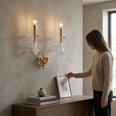 Wandbeliichtung Design Luxus Wandbeliichtung Hänkbeliichtung Kristall nei