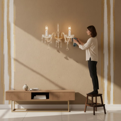 Wandluucht Wandluucht Klassesch Wandkrounluuchter Duebel Wand Luucht Nei