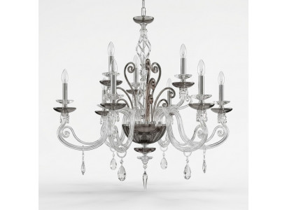 Luster Kristall Lüster Lampe Plafonnaire Luuchte Hänkluucht nei