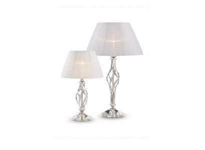 Dëschluucht antik Stil Dëschtlampe Kristall Leucht wäiss Dëschtlampe Nei