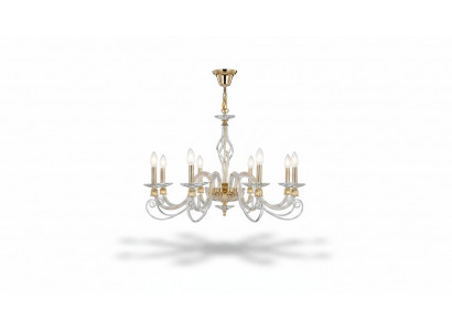 Lüster Plafongslampe 8x Luuchten Luxus Plafongslamp Luucht Kristall